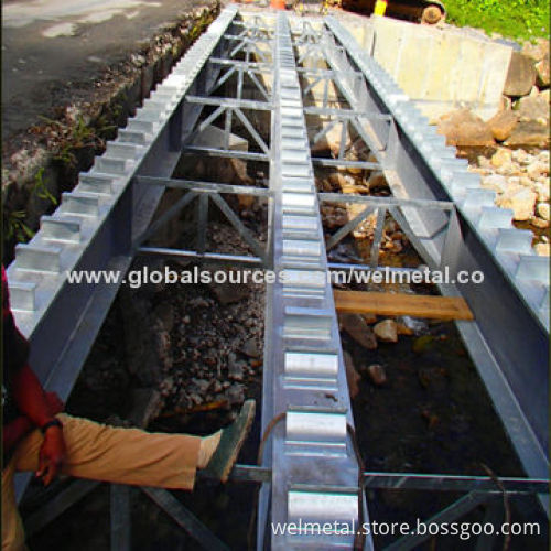 Prefabricated steel bridge